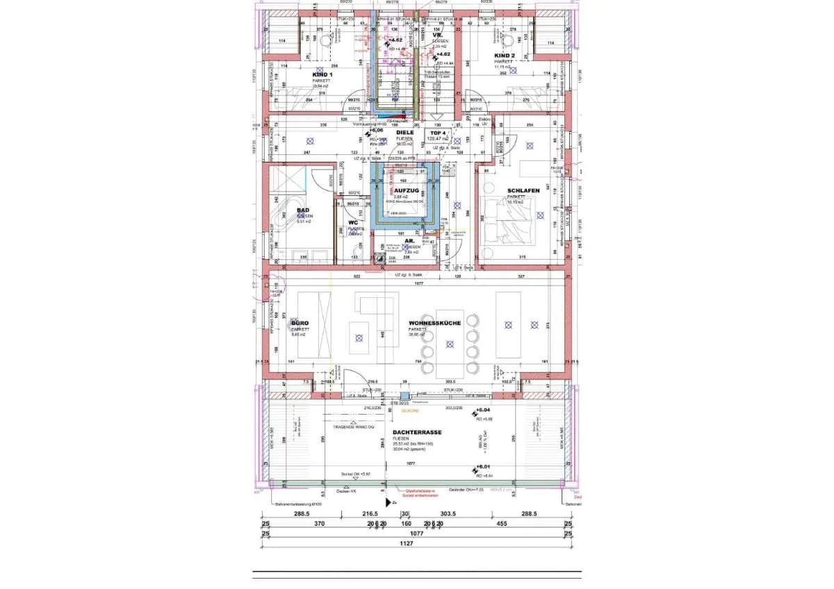 4-Zimmer-Wohnung mieten in Linz – 137,2 m², € 2.600 – Bild 12 von 12