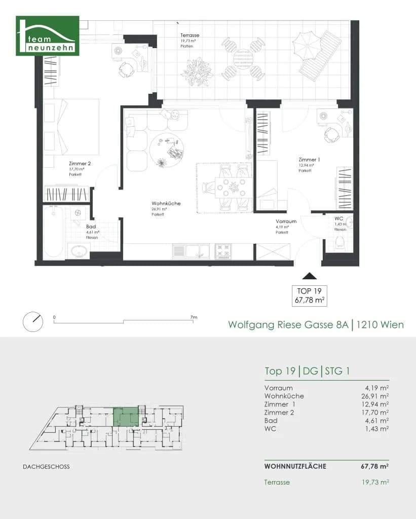 Immobilie kaufen in Wien – 67,78 m², € 421.000 – Bild 20 von 20