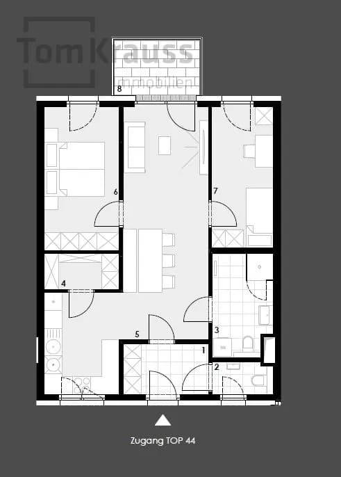 3-Zimmer-Wohnung kaufen in Wien – 68,99 m², € 665.900 – Bild 7 von 9