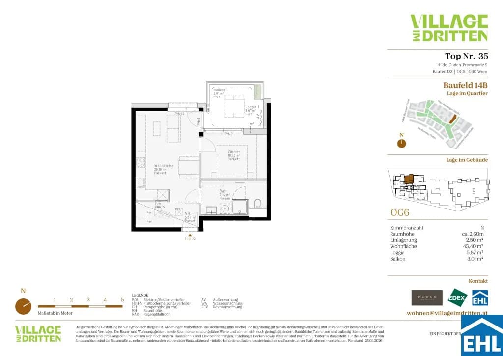 Immobilie kaufen in Wien – 43,4 m², € 338.000 – Bild 12 von 12