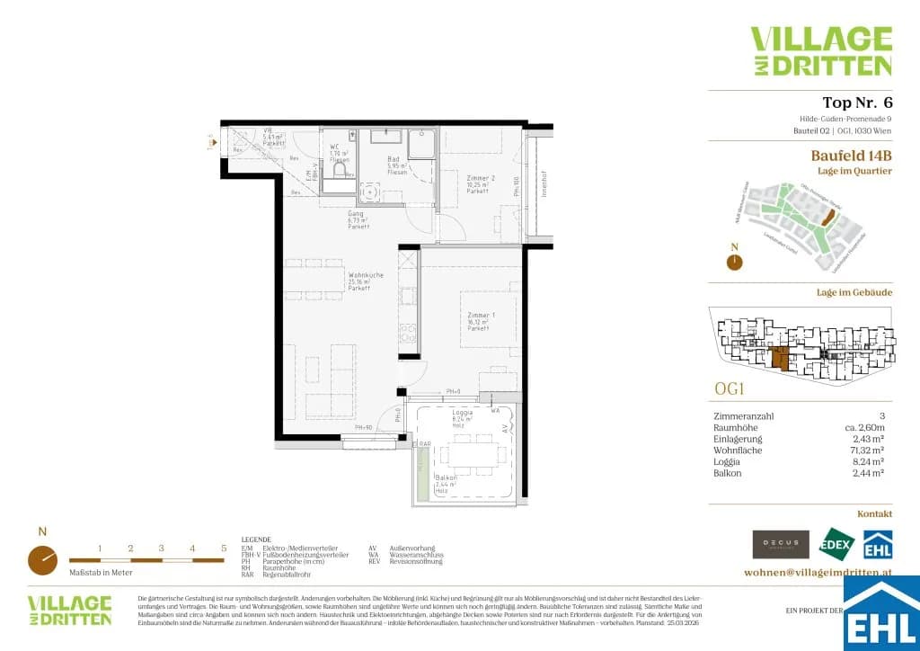 3-Zimmer-Wohnung kaufen in Wien – 71,32 m², € 565.000 – Bild 12 von 12