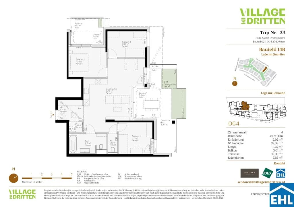 4-Zimmer-Wohnung kaufen in Wien – 82,88 m², € 716.000 – Bild 12 von 12