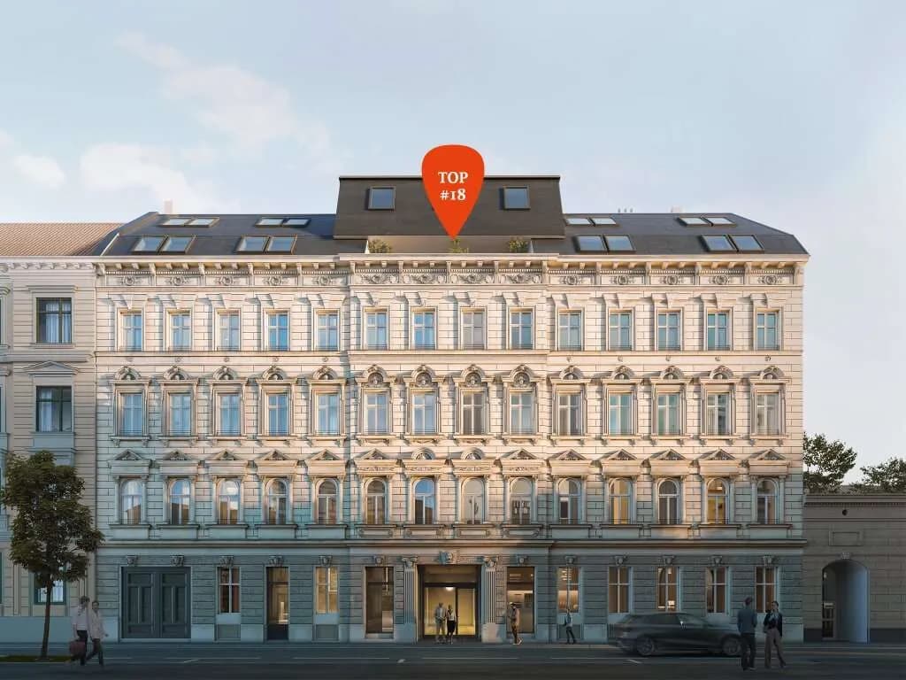 2-Zimmer-Wohnung kaufen in Wien – 55,32 m², € 586.400 – Bild 3 von 13