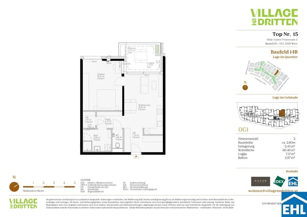 2-Zimmer-Wohnung kaufen in Wien – 59,35 m², € 419.000 – Bild 10 von 12