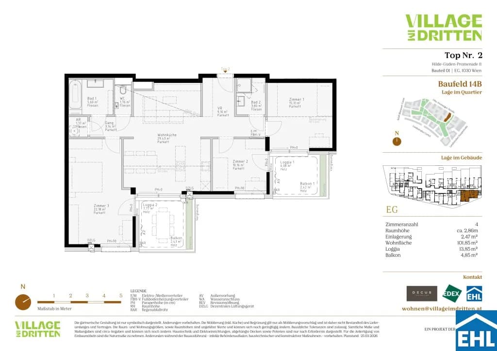 4-Zimmer-Wohnung kaufen in Wien – 101,6 m², € 782.000 – Bild 13 von 13