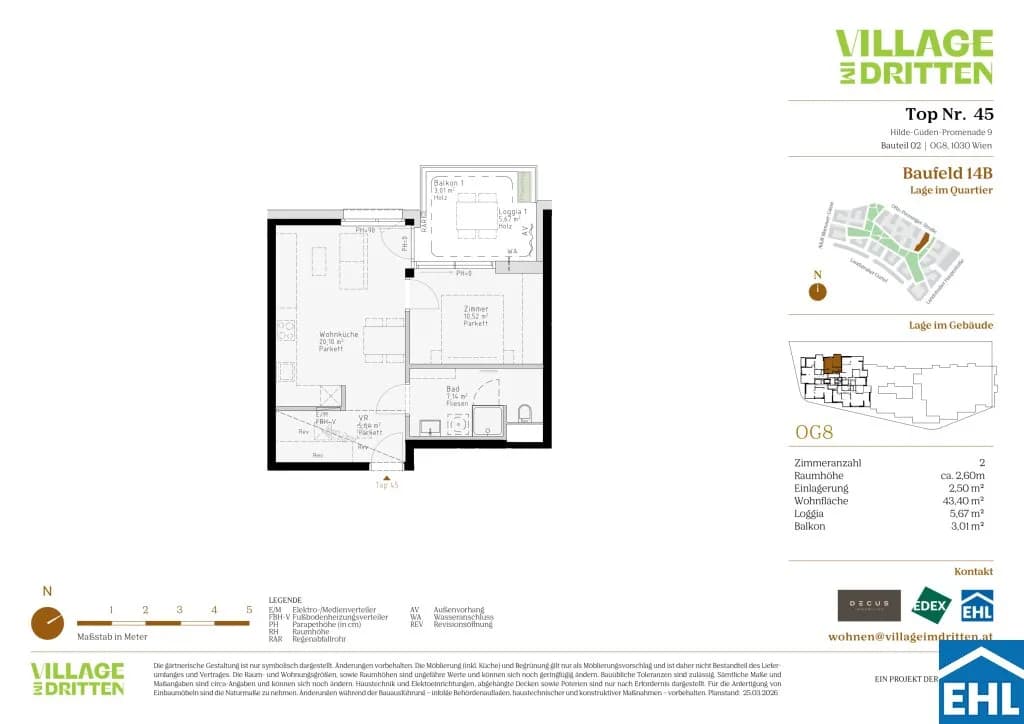 Immobilie kaufen in Wien – 43,4 m², € 347.000 – Bild 12 von 12