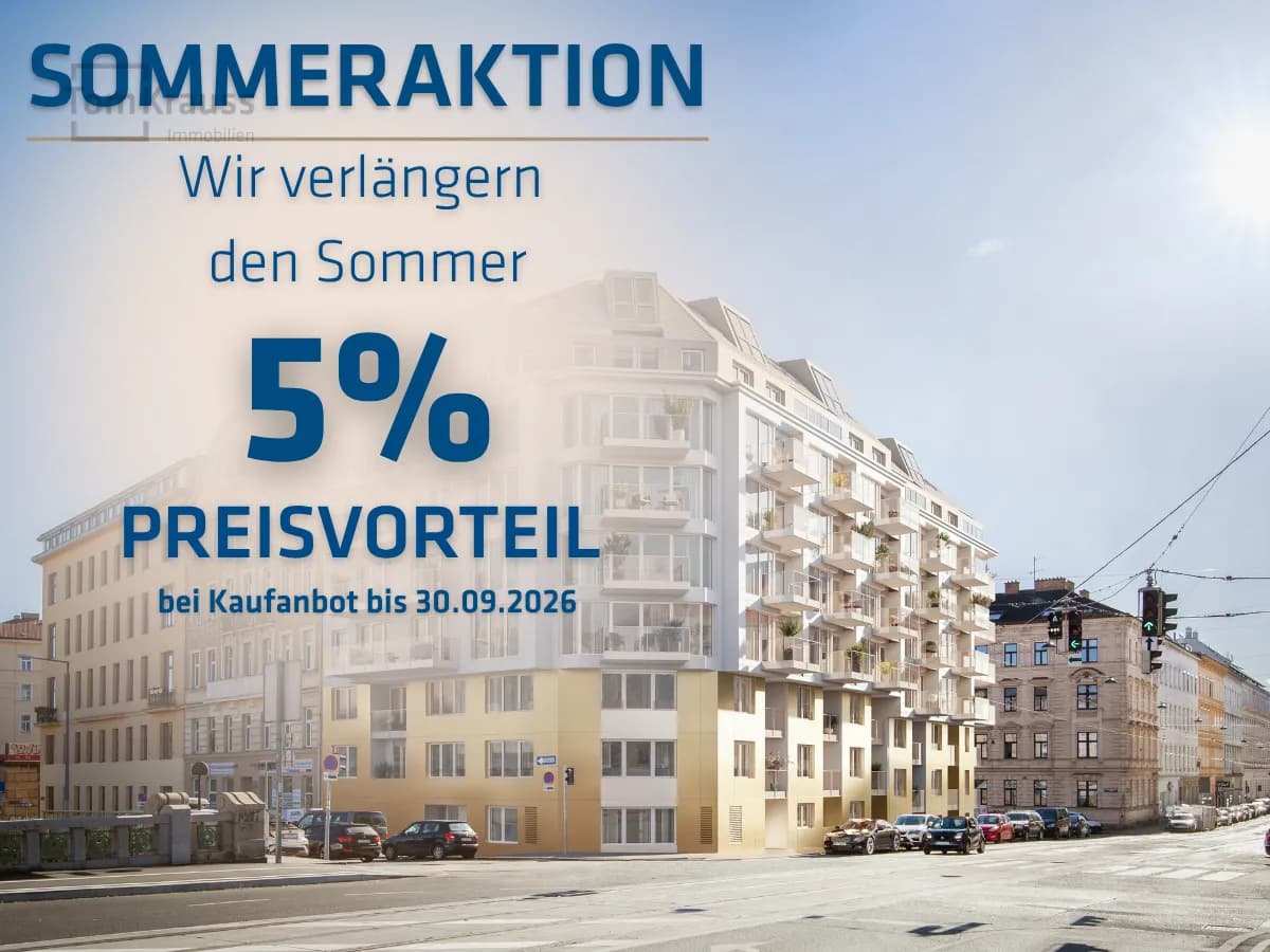 2-Zimmer-Wohnung kaufen in Wien – 43,48 m², € 499.600 – Bild 1 von 10