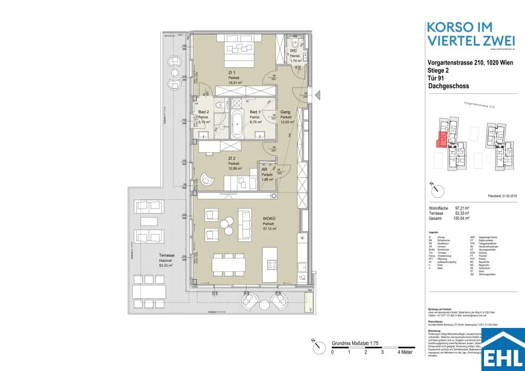 3-Zimmer-Wohnung mieten in Wien – 97,21 m², € 3.250 – Bild 16 von 16