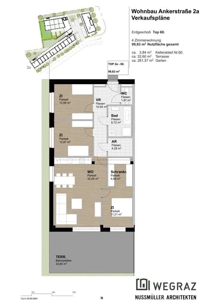 4-Zimmer-Wohnung kaufen in Graz – 99,63 m², € 432.500 – Bild 17 von 17