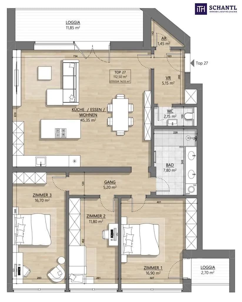 4-Zimmer-Wohnung kaufen in Wien – 112,5 m², € 957.640 – Bild 15 von 15