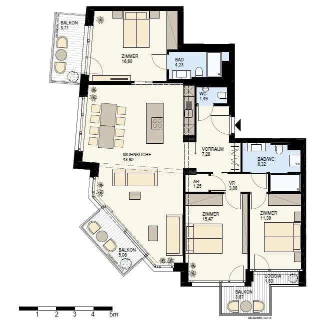 4-Zimmer-Wohnung kaufen in Wien – 112,74 m², € 1.320.800 – Bild 10 von 12