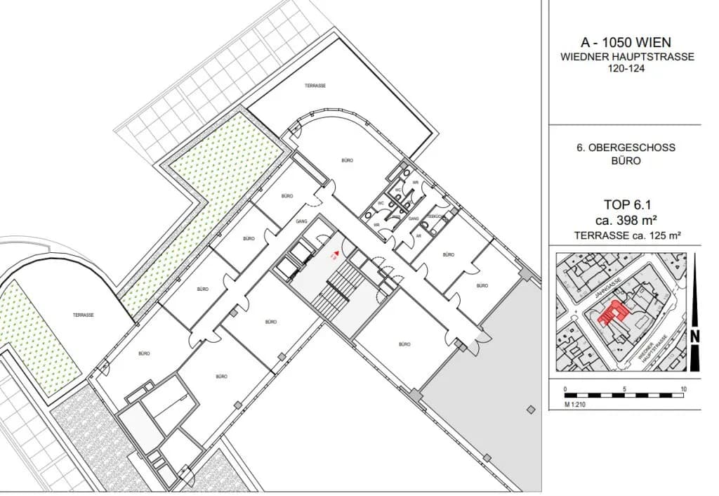 10-Zimmer-Gewerbeimmobilie mieten in Wien – 398 m², € 7.904 – Bild 11 von 11