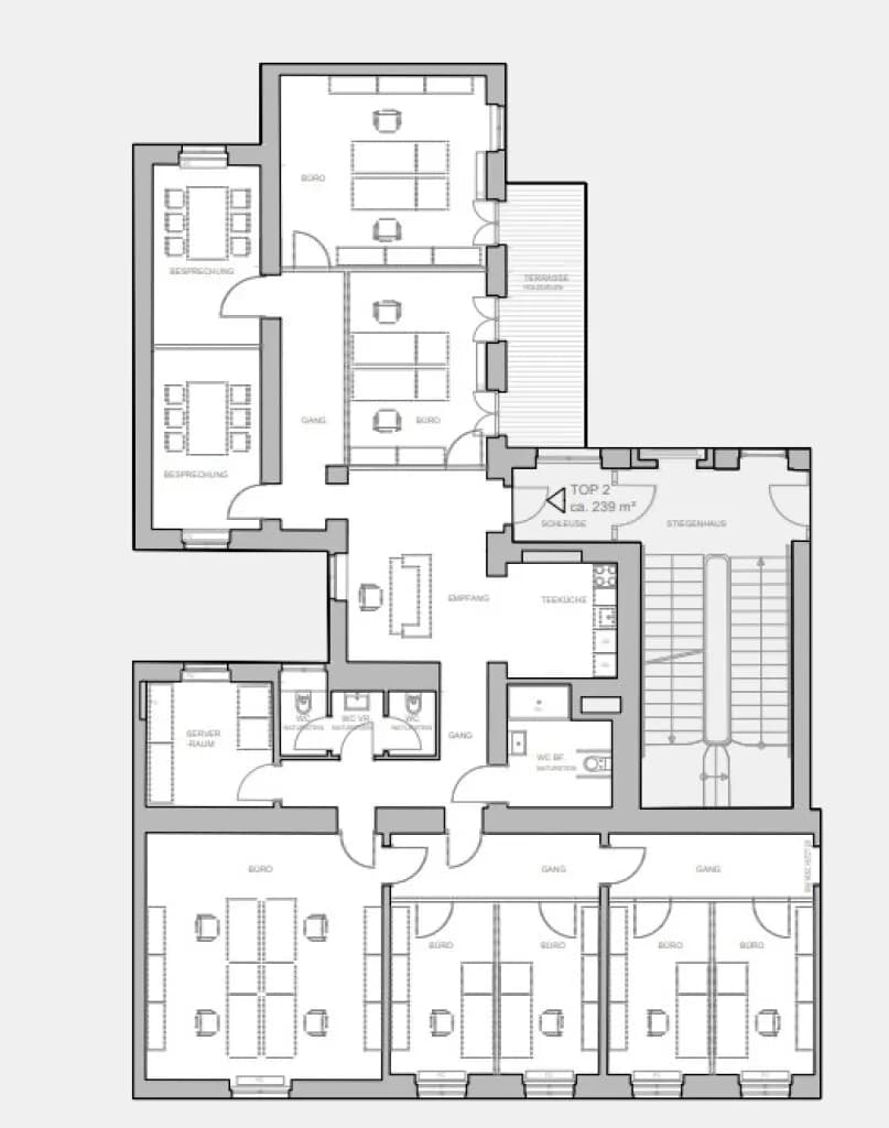 9-Zimmer-Gewerbeimmobilie mieten in Wien – 239 m², € 7.376 – Bild 21 von 21