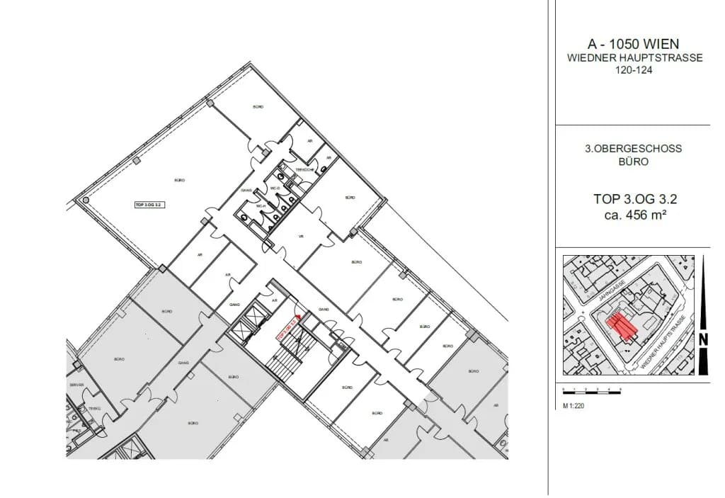 13-Zimmer-Gewerbeimmobilie mieten in Wien – 560 m², € 10.000 – Bild 11 von 11