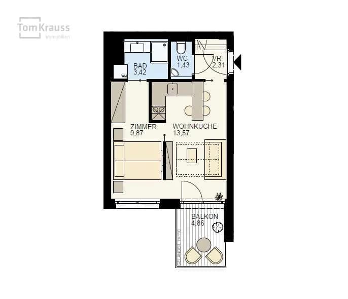 2-Zimmer-Wohnung kaufen in Wien – 30,74 m², € 268.700 – Bild 11 von 15