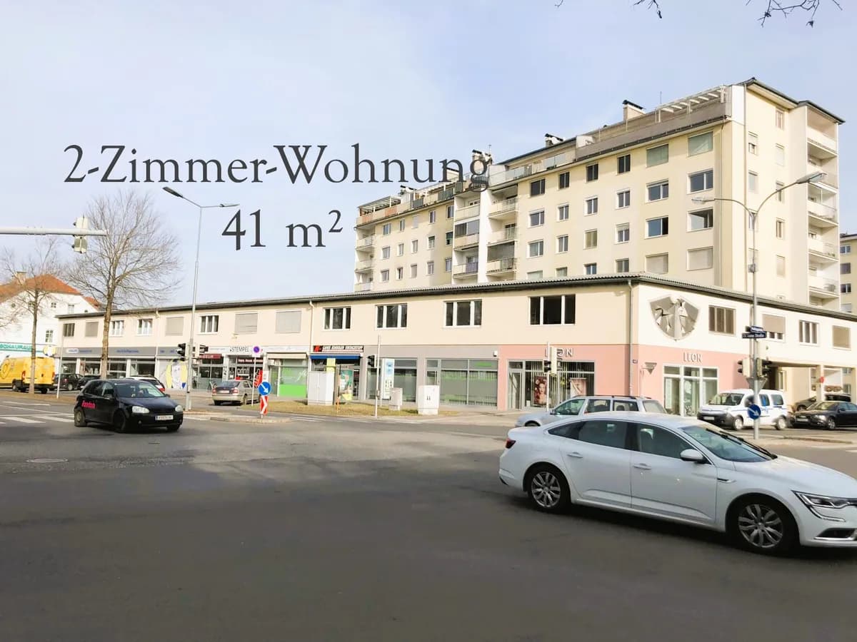 2-Zimmer-Wohnung mieten in Klagenfurt – 41 m², € 790
