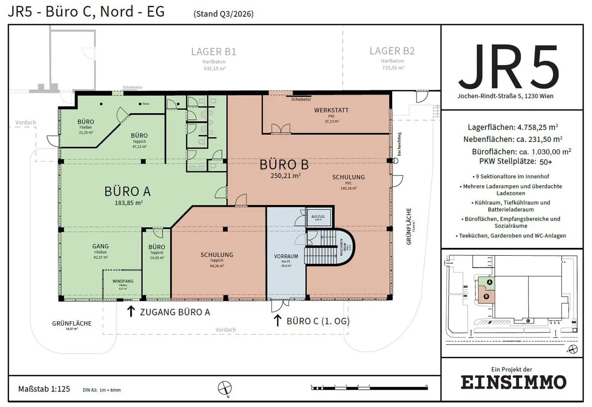 Gewerbeimmobilie mieten in Wien – 4 650 m², € 7 – Bild 10 von 14