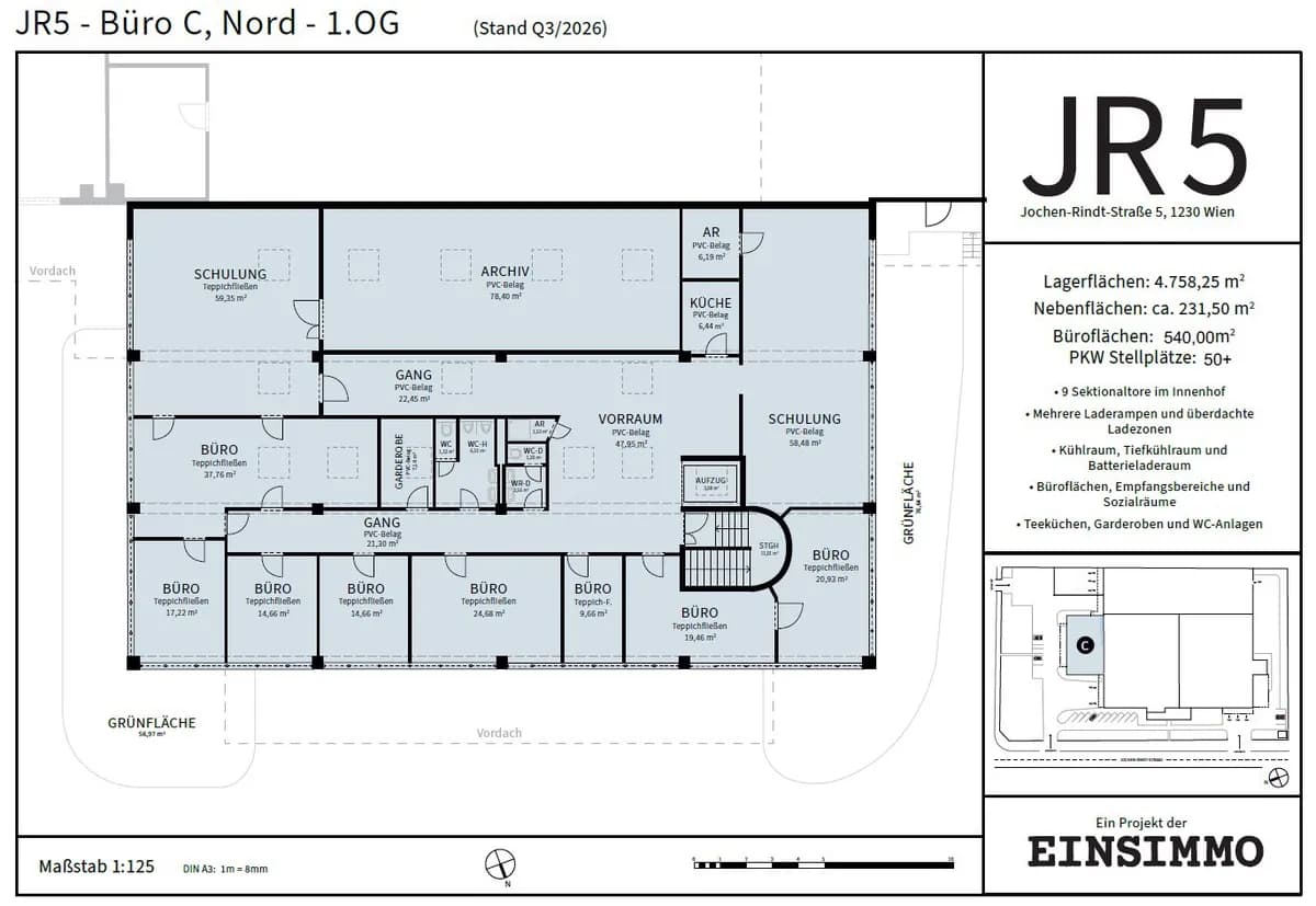 Gewerbeimmobilie mieten in Wien – 4 650 m², € 7 – Bild 13 von 14