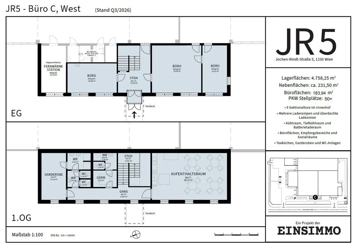 Gewerbeimmobilie mieten in Wien – 4 650 m², € 7 – Bild 14 von 14