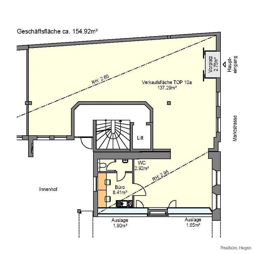 Gewerbeimmobilie mieten in Dornbirn – 155 m², € 1.818 – Bild 9 von 10