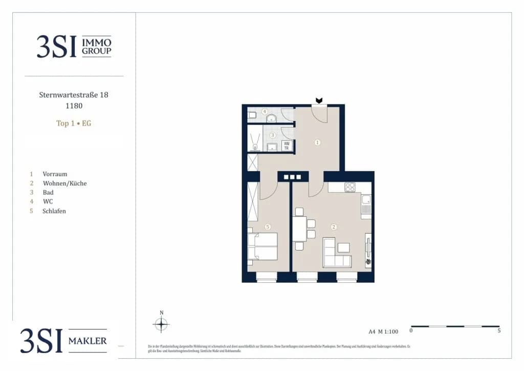 2-Zimmer-Wohnung kaufen in Wien – 54,9 m², € 339.000 – Bild 9 von 9