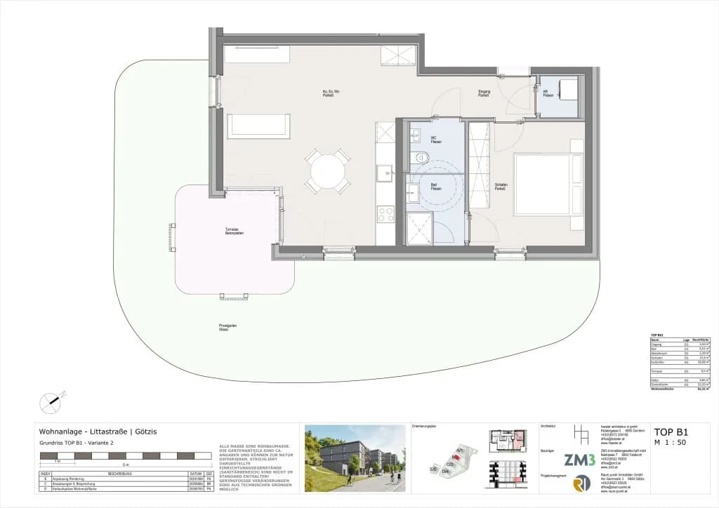 2-Zimmer-Wohnung kaufen in Feldkirch – 52,31 m², € 363.000 – Bild 7 von 7