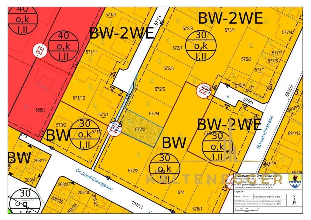 Grundstück kaufen in Gänserndorf – 1 240 m², € 698.000 – Bild 2 von 3