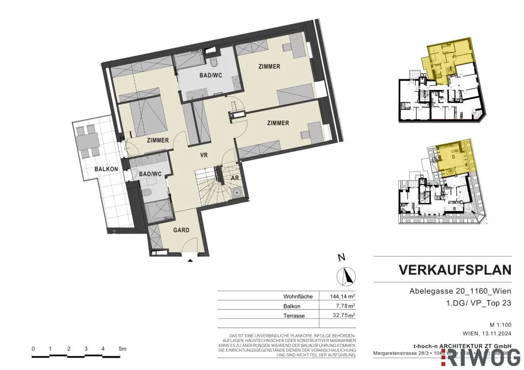 4-Zimmer-Wohnung kaufen in Wien – 144,14 m², € 1.350.000 – Bild 33 von 34