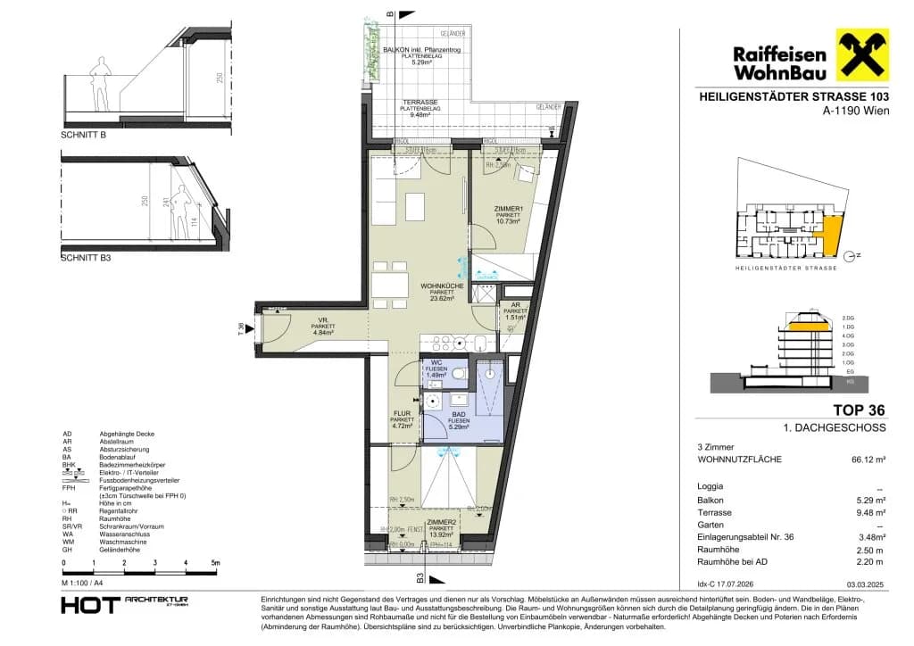 3-Zimmer-Wohnung kaufen in Wien – 66,26 m², € 639.100 – Bild 5 von 7