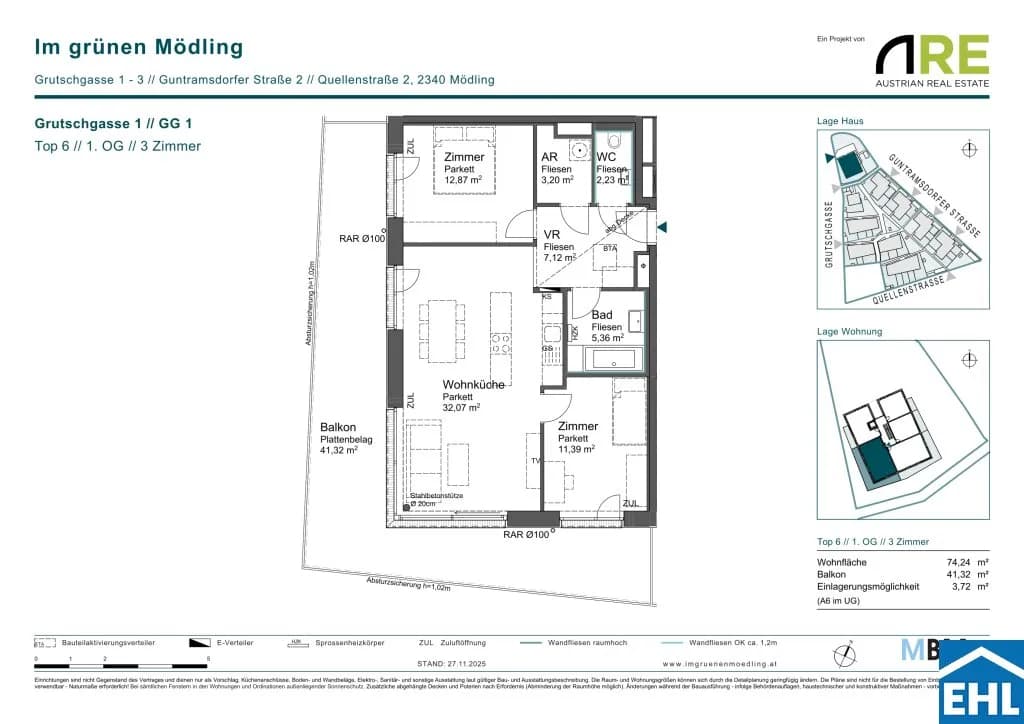 Immobilie kaufen in Mödling – 74,26 m², € 451.052 – Bild 8 von 8