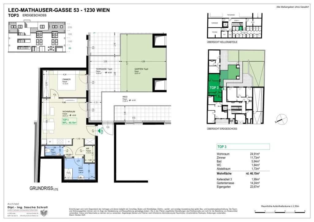 2-Zimmer-Wohnung kaufen in Wien – 46,16 m², € 299.000 – Bild 17 von 19