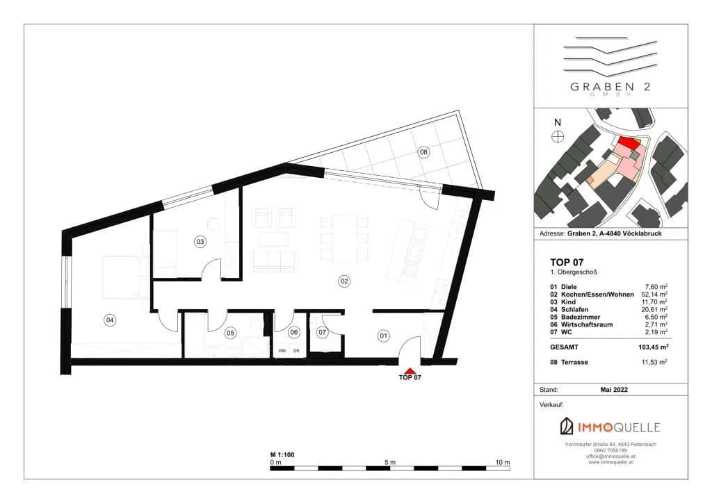 2-Zimmer-Wohnung kaufen in Vöcklabruck – 103,45 m², € 537.373 – Bild 6 von 6