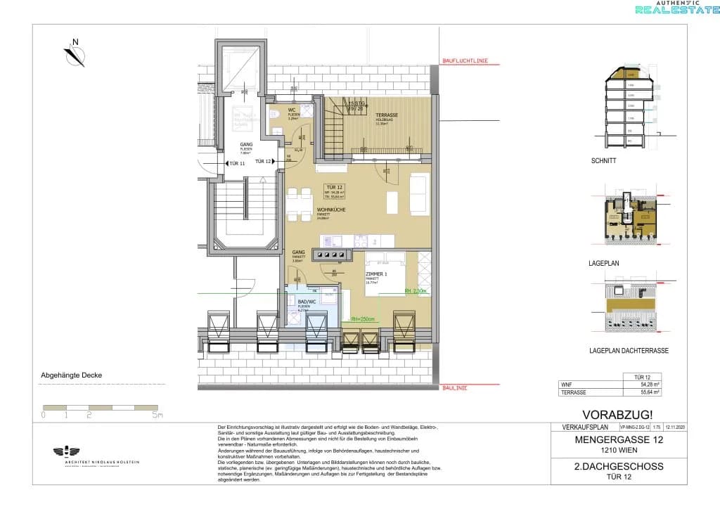 2-Zimmer-Wohnung kaufen in Wien – 54,28 m², € 459.000 – Bild 8 von 9