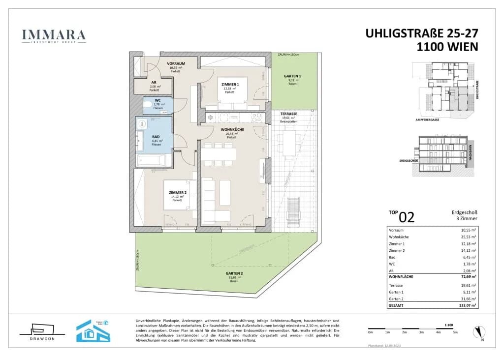 3-Zimmer-Wohnung kaufen in Wien – 72,69 m², € 526.800 – Bild 16 von 19