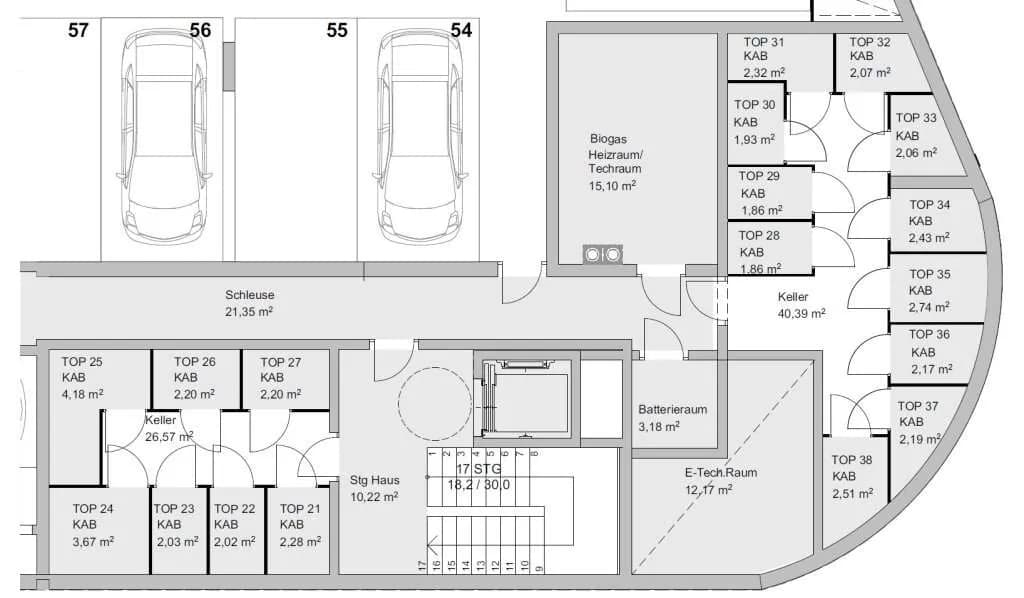 2-Zimmer-Wohnung kaufen in Gänserndorf – 54,62 m², € 219.000 – Bild 13 von 14