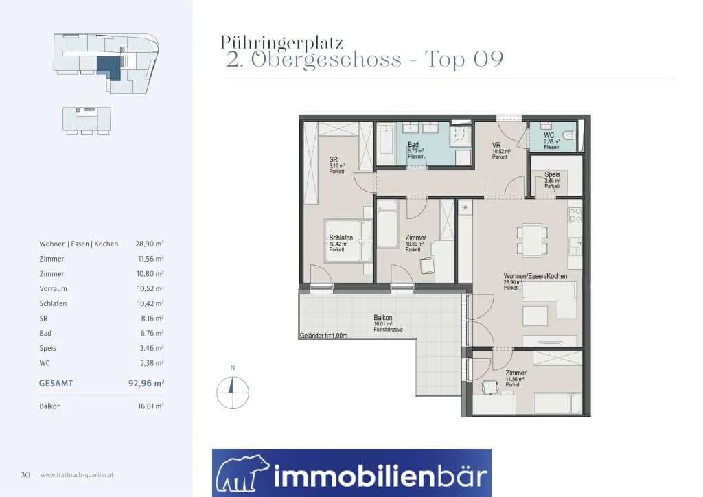 4-Zimmer-Wohnung kaufen in Grieskirchen – 92,96 m², € 484.000 – Bild 10 von 10
