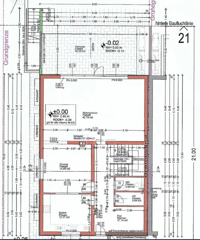 6-Zimmer-Haus mieten in Mödling – 200 m², € 4.990 – Bild 23 von 25