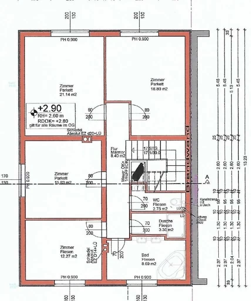 6-Zimmer-Haus mieten in Mödling – 200 m², € 4.990 – Bild 24 von 25