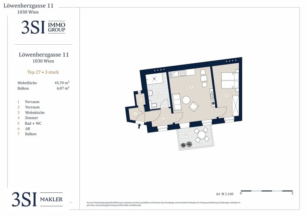 2-Zimmer-Wohnung kaufen in Wien – 45,7 m², € 375.000 – Bild 10 von 10