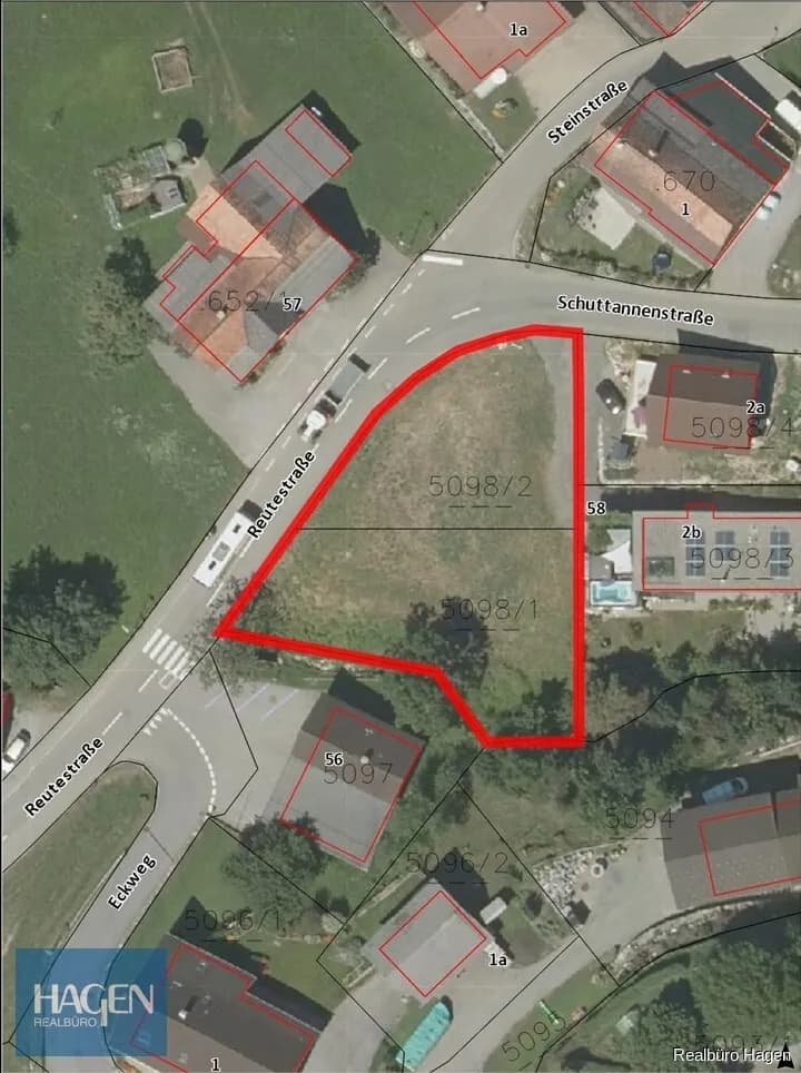 Grundstück kaufen in Dornbirn – 1 038 m², € 490.000 – Bild 3 von 3