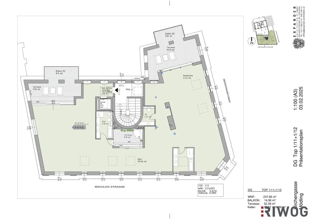 5-Zimmer-Wohnung kaufen in Mödling – 244,94 m², € 2.400.000 – Bild 33 von 34