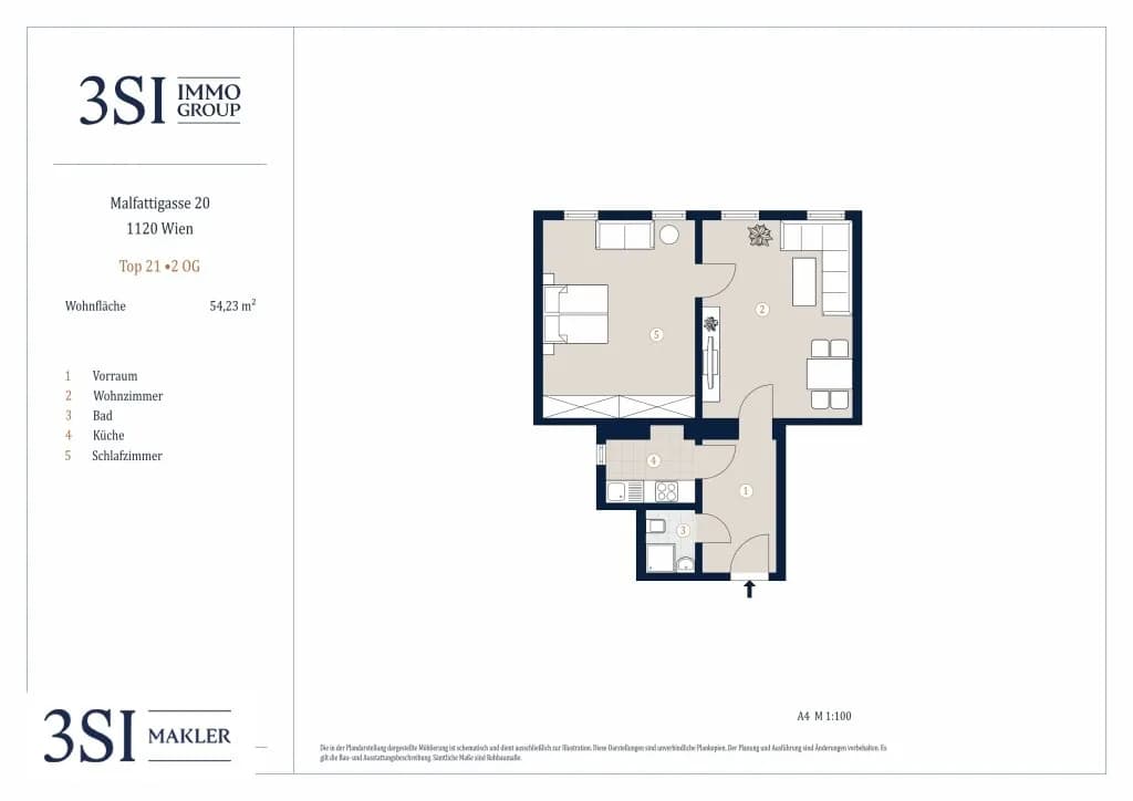2-Zimmer-Wohnung kaufen in Wien – 54,23 m², € 239.000 – Bild 18 von 18