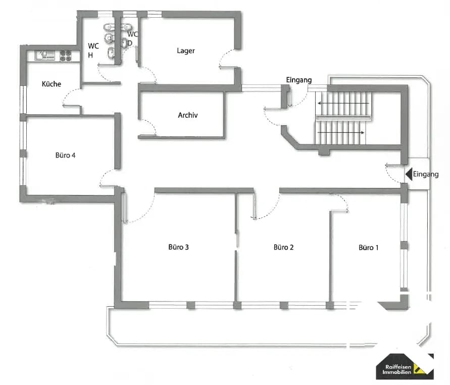6-Zimmer-Gewerbeimmobilie mieten in Salzburg-Umgebung – 195 m², € 2.450 – Bild 5 von 5
