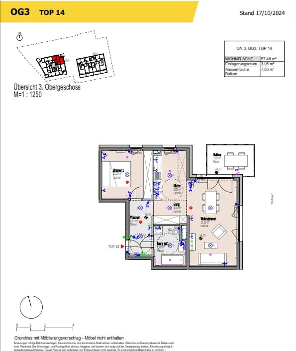 2-Zimmer-Wohnung kaufen in Wiener Neustadt – 57,5 m², € 187.737 – Bild 6 von 6