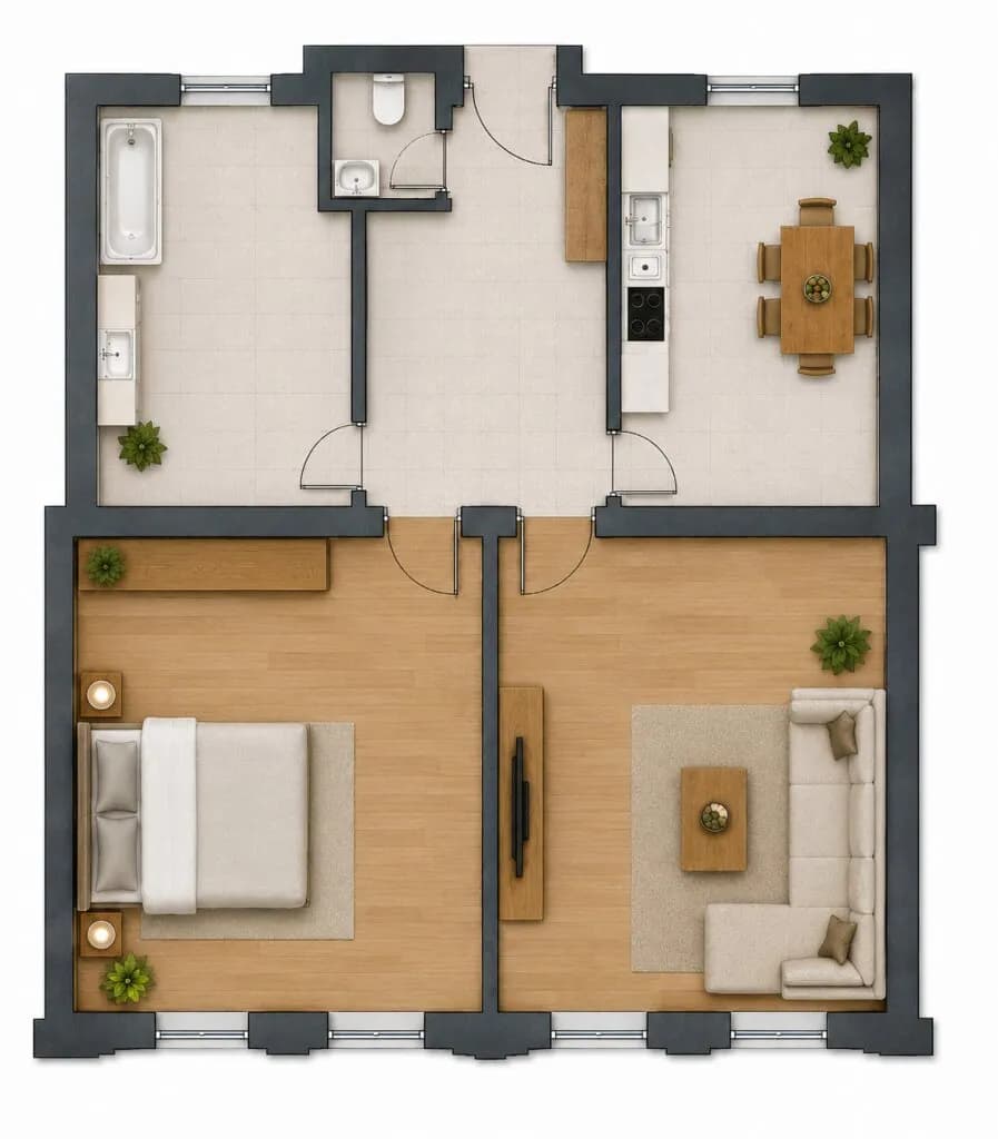 2-Zimmer-Wohnung kaufen in Wien – 71,6 m², € 289.000 – Bild 6 von 6