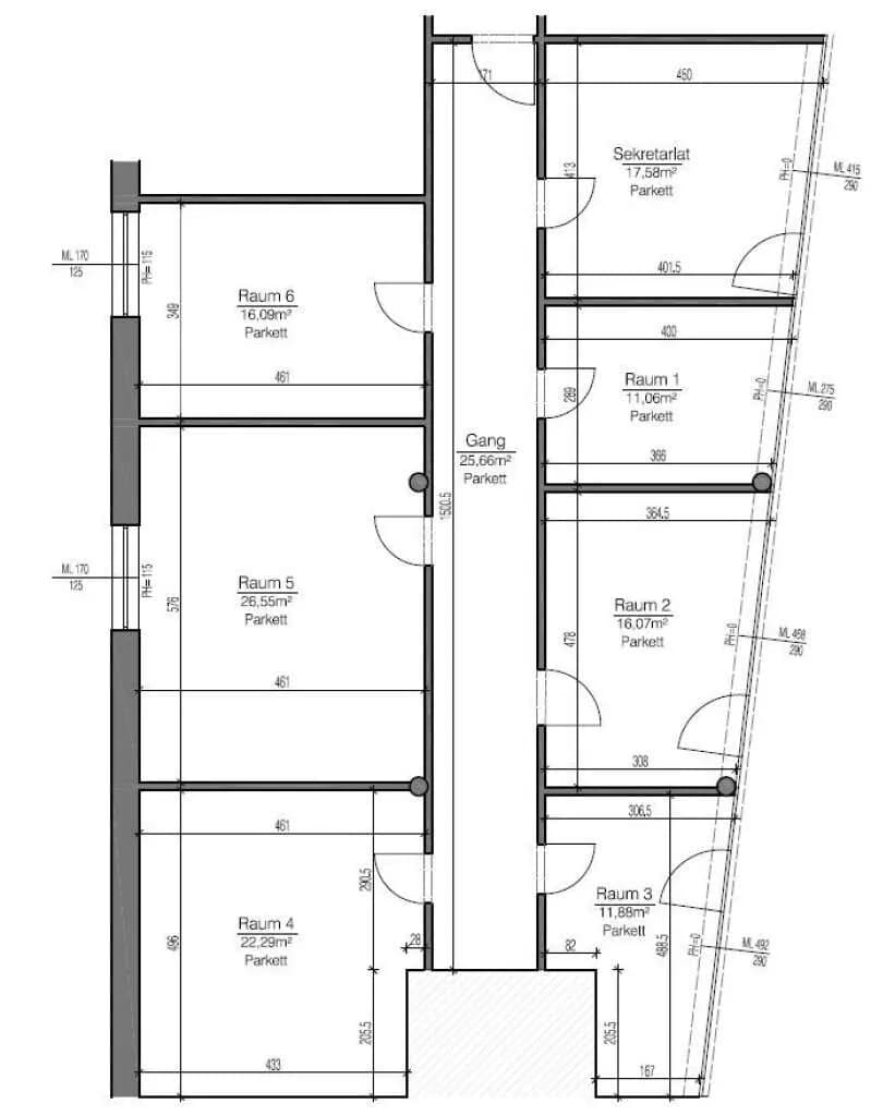 7-Zimmer-Gewerbeimmobilie mieten in Graz – 188,93 m², € 1.826 – Bild 5 von 5