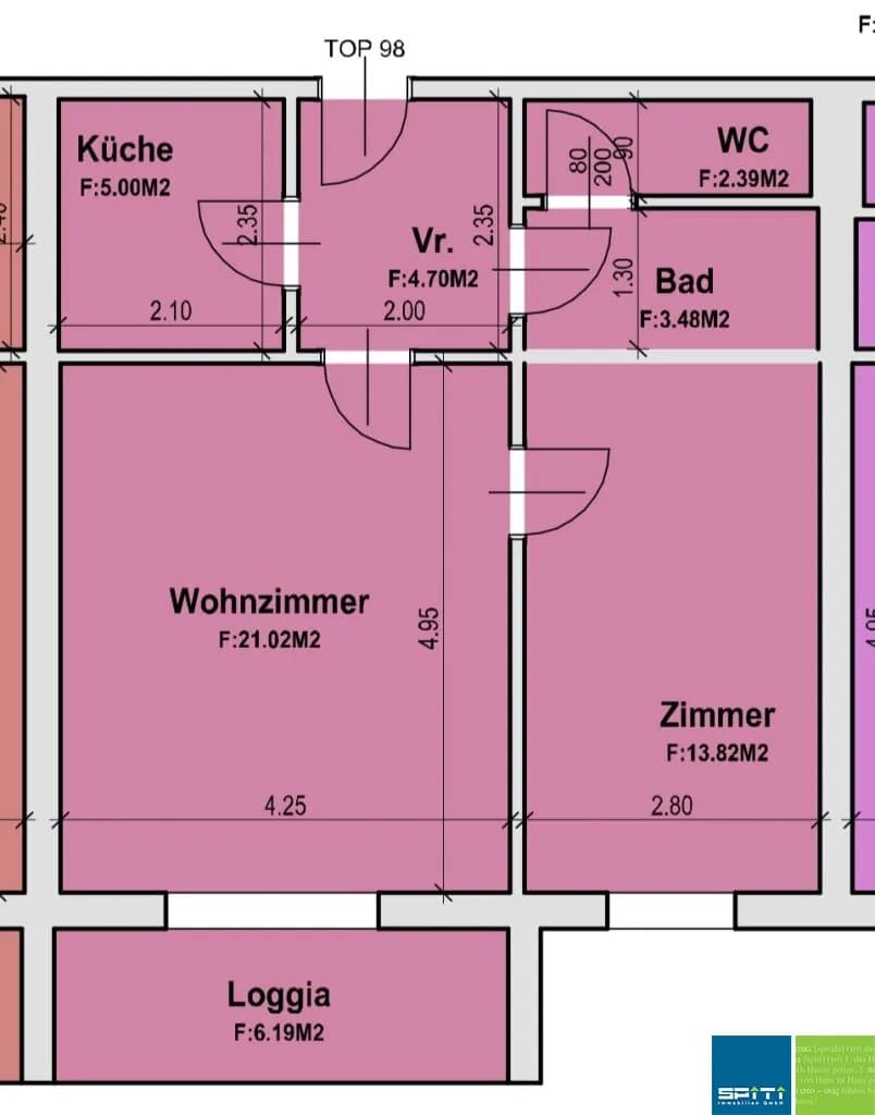 2-Zimmer-Wohnung kaufen in Klagenfurt – 57 m², € 165.000 – Bild 12 von 12