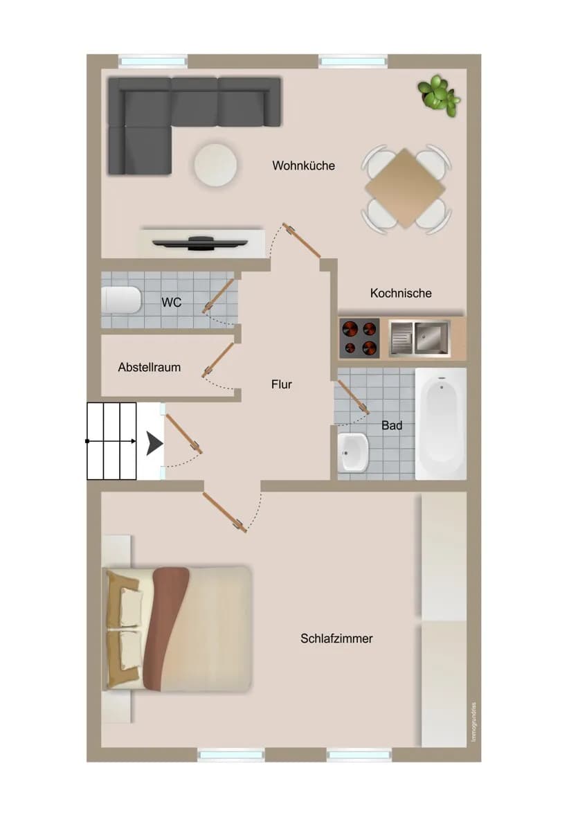 2-Zimmer-Wohnung kaufen in Klagenfurt – 70 m², € 149.900 – Bild 5 von 5