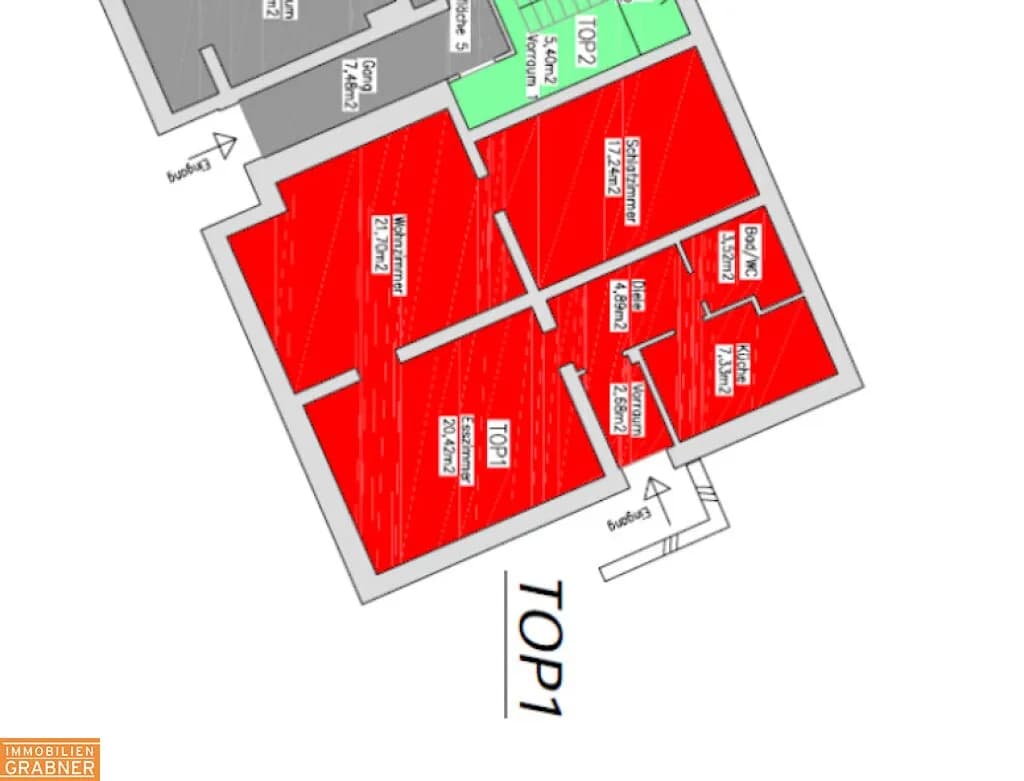 3-Zimmer-Wohnung kaufen in Gmunden – 80 m², € 329.000 – Bild 11 von 13