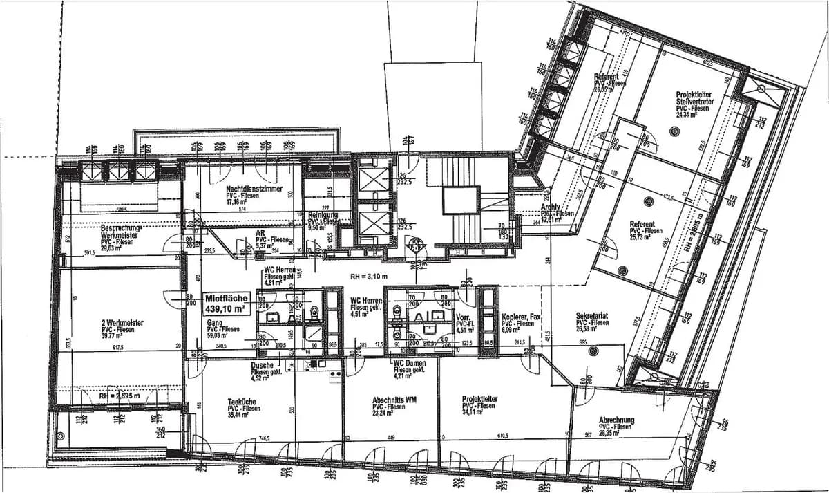 10-Zimmer-Gewerbeimmobilie mieten in Wien – 423 m², € 7.041 – Bild 27 von 27